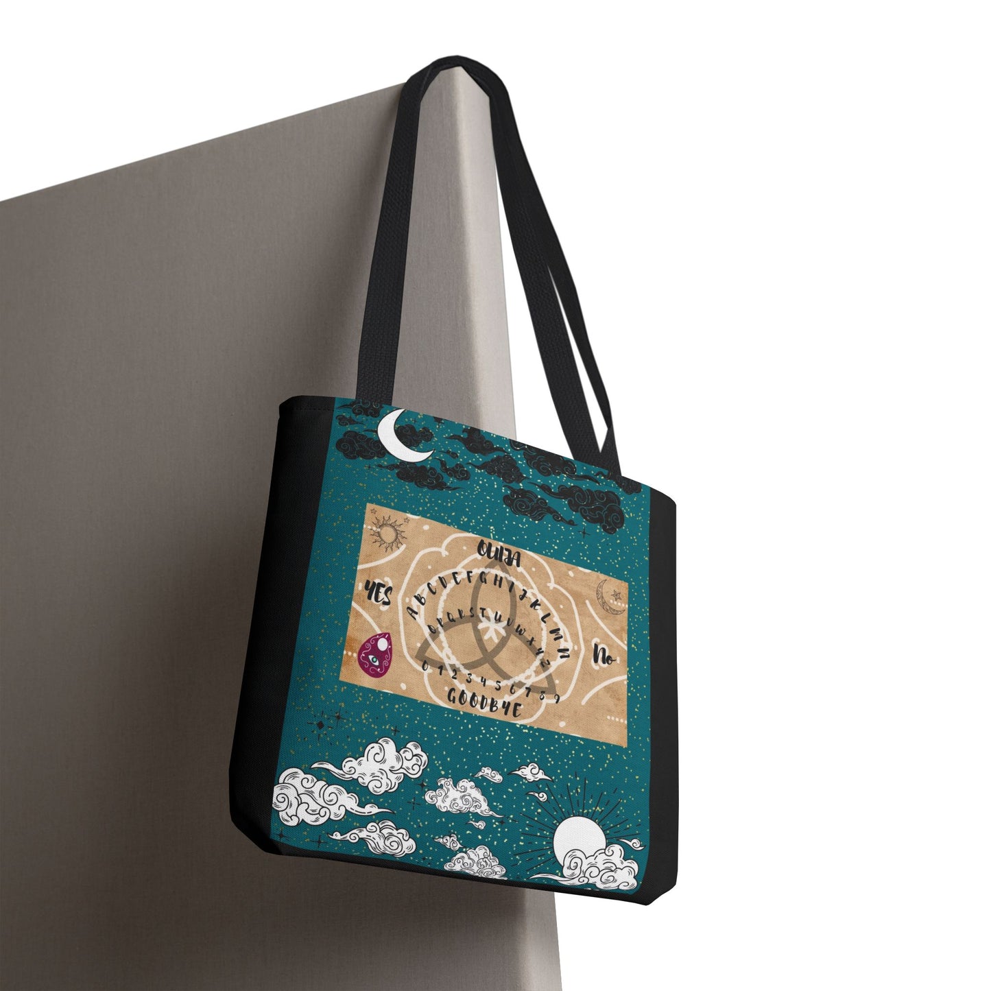 Mystical Ouija Tote Bag | Boho Beach Bag, Psychic Gift, Witchy Accessory, Spiritual Shopper, Mysticism Decor