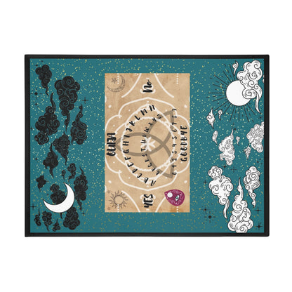Mystical Ouija Board Fleece Blanket: Cozy, Spiritual Gift, Witchcraft Decor, Astrology, Unique Home Accent