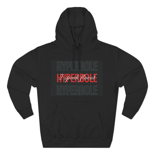 Hyperbole Graphic Hoodie — Three-Panel Fleece Pullover