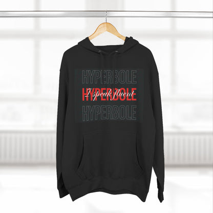 Hyperbole Graphic Hoodie — Three-Panel Fleece Pullover