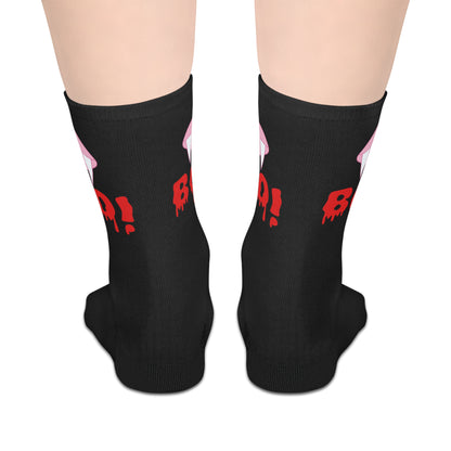 Spooky Halloween Mid-Length Socks with 'Boo!' Design - Fun and Comfortable Socks for Trick-or-Treating, Costume Parties, Fall [...]