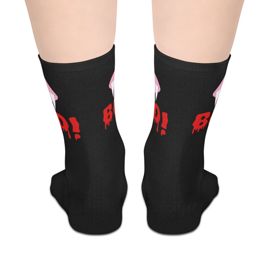 Spooky Halloween Mid-Length Socks with 'Boo!' Design - Fun and Comfortable Socks for Trick-or-Treating, Costume Parties, Fall [...]